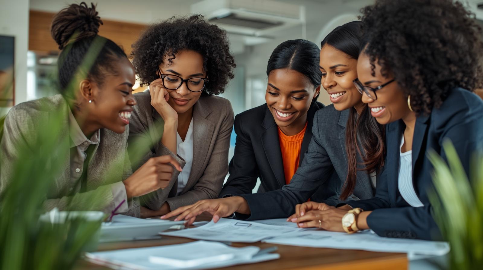 People looking at a future plan